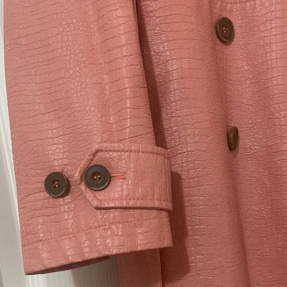 Free People Morrison Dusty Rose Trench Coat - Picture 4 of 5